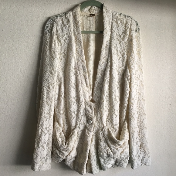Free People Lace Blazer - Picture 3 of 8